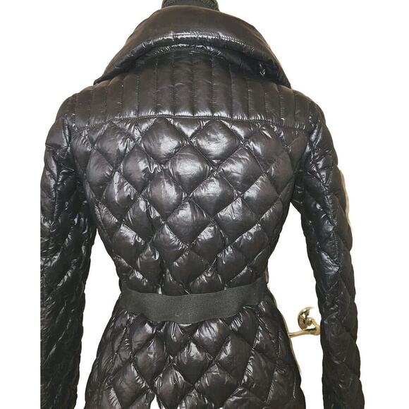 Michael Kors Packable Down Fill Puffer Jacket Mid-Length Women's Black Size Sm - Picture 9 of 16